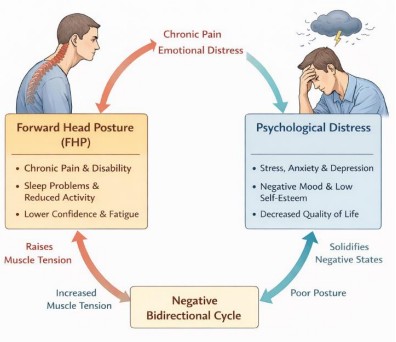Image of Forward Head Posture and Its Impact on Tissue Mechanic Sensitivity & Psychological Health
